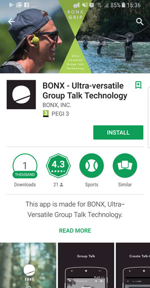 Bonx Grip app Android
