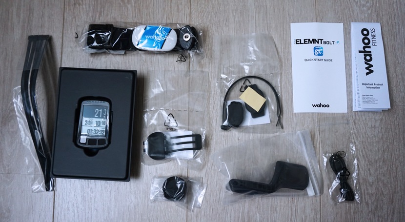 Wahoo Elemnt Bolt review in de doos